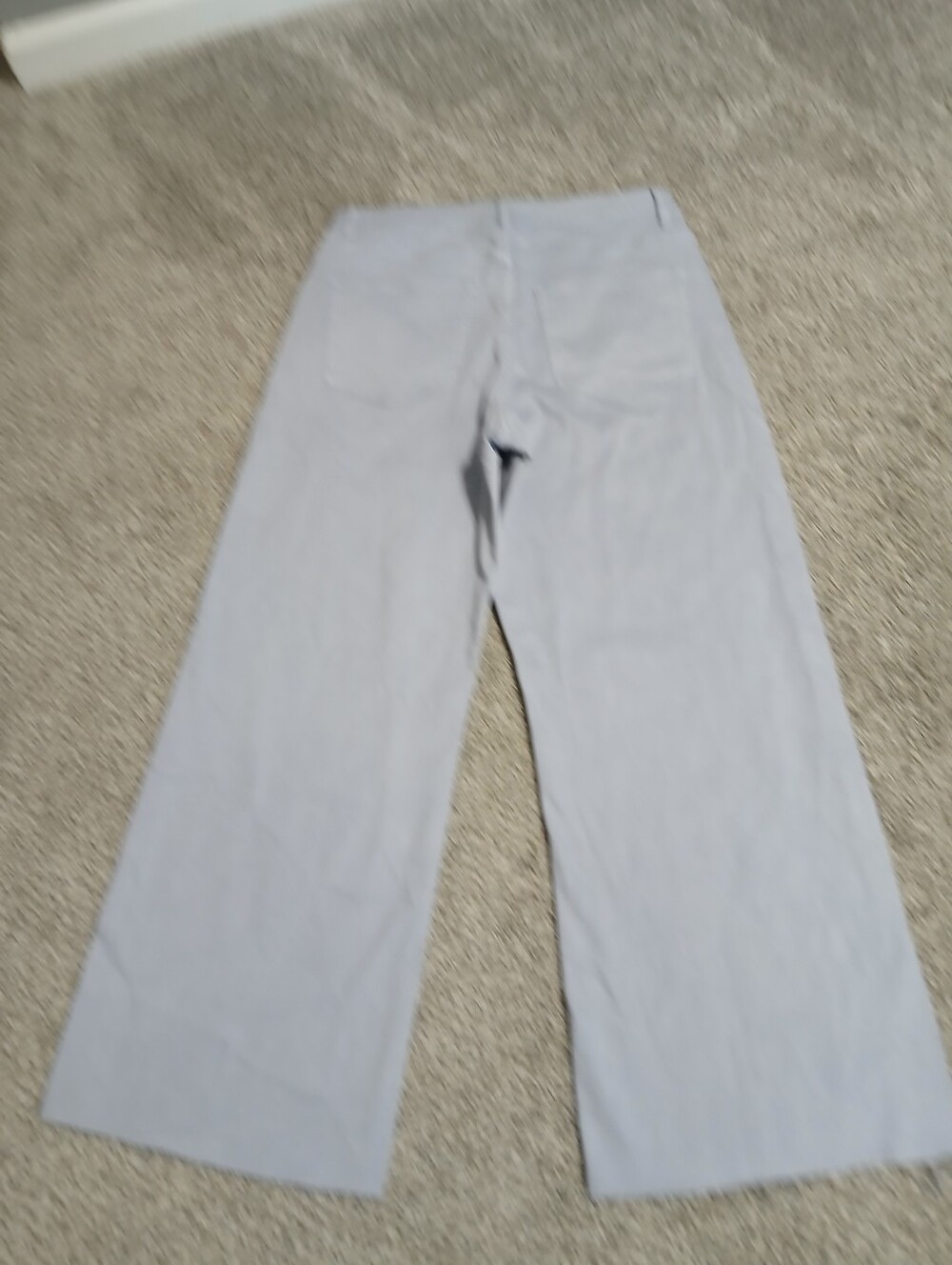 High-Rise Wide-Leg Jeans in Light Gray - Picture 10 of 13
